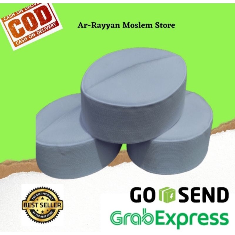 Peci Haji putih Kopiah Putih ajibb berkualitas