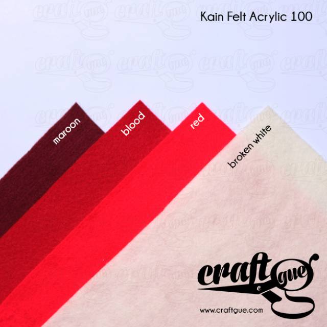 Kain Felt Acrylic 100 (Ukuran 30x30cm)