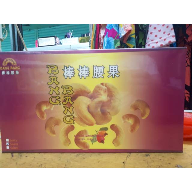 Sweet Cashew Nuts Bang Bang atau Kacang Mente Manis Super