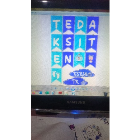 PERLENGKAPAN TEDAK SITEN, bunting flag DESAIN BEBAS REQUEST