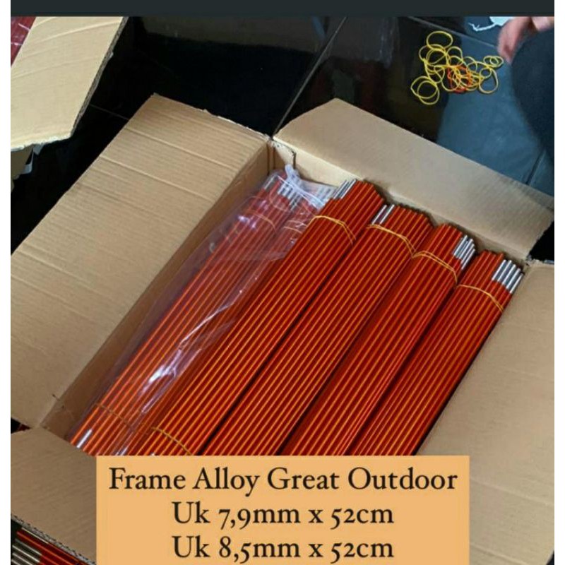frame tenda alloy / frame alloy / frame tenda / frame tenda murah / frame tenda great outdoor