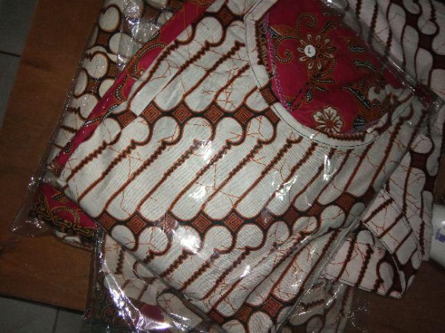 Batik Couple Keluarga Sania Ruffle Ori Ndoro Jowi Dnt Sogan