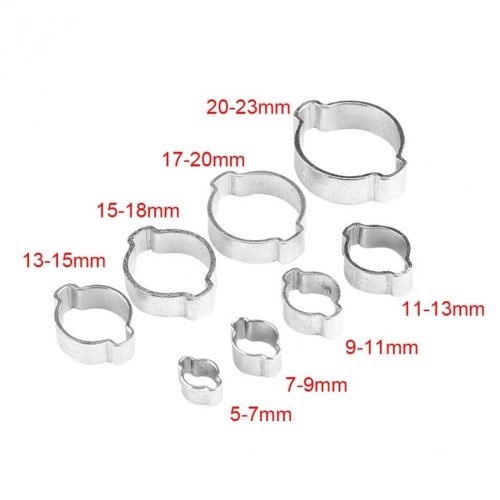 (KHUSUS BATAM) Clamp/ Clip Optical, Otiker Hose Oetiker Clips Klem Selang Klem Hose 2 ear