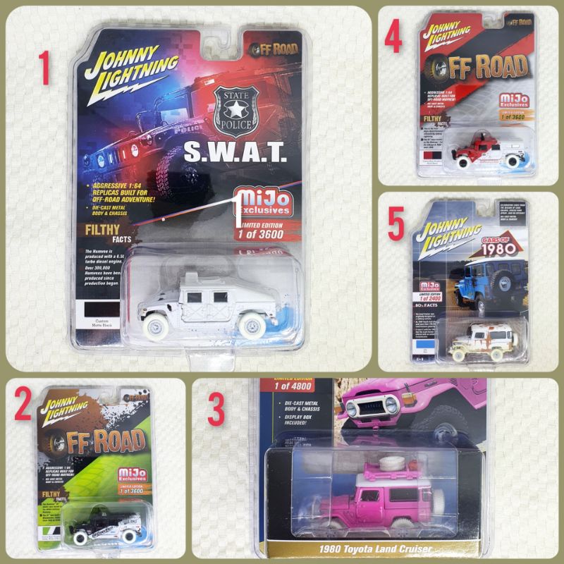 TOYOTA LAND CRUISER, HUMMER, HUMVEE - JOHNNY WHITE LIGHTNING