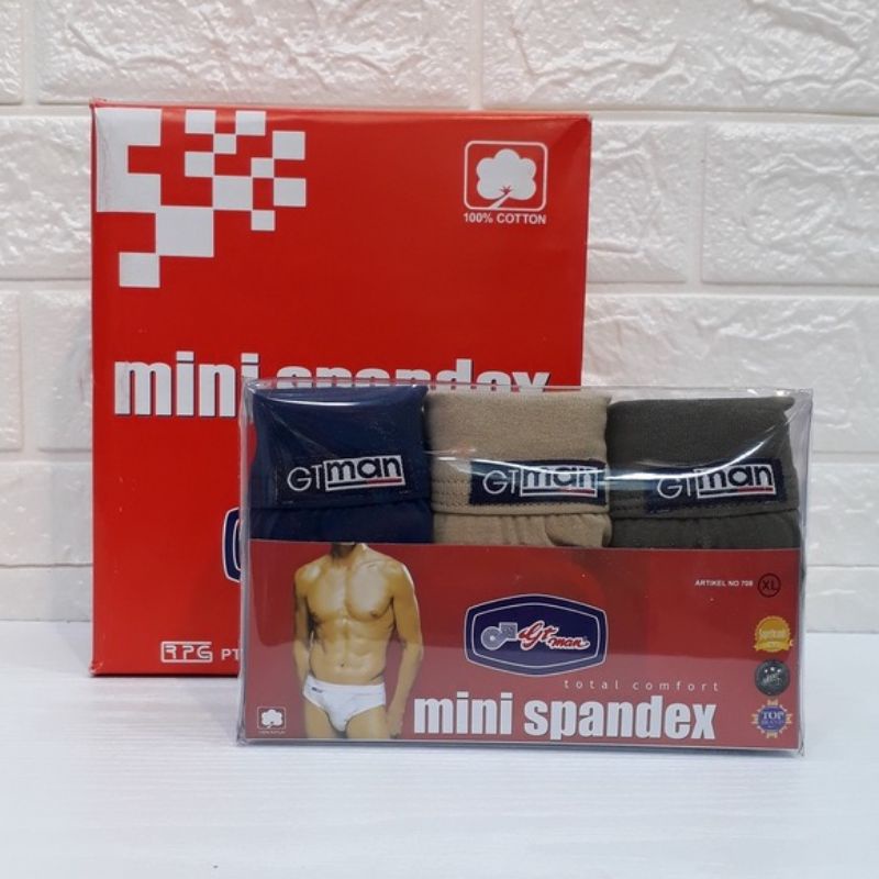 CELANA DALAM LAKI&quot; DEWASA GT MAN 708 MINI SPANDEX SMLXL