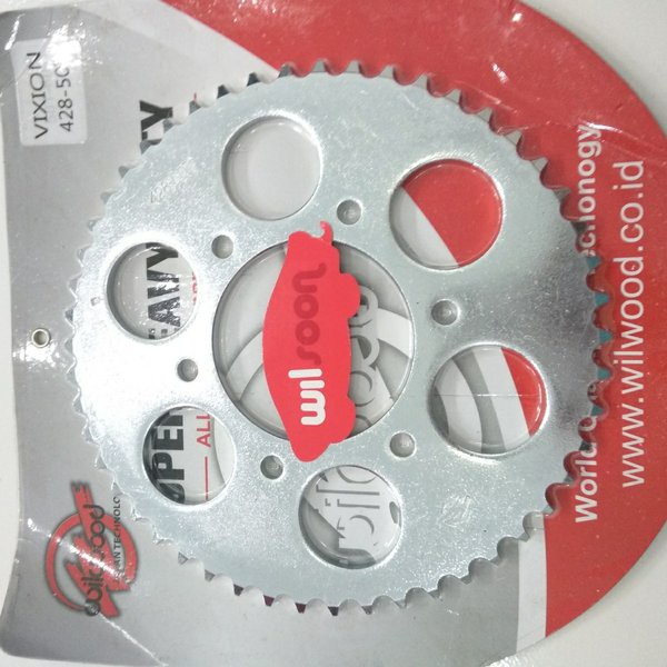Gear Belakang / Gir Belakang Yamaha Vixion / Byson / Xabre 50T Wilwood
