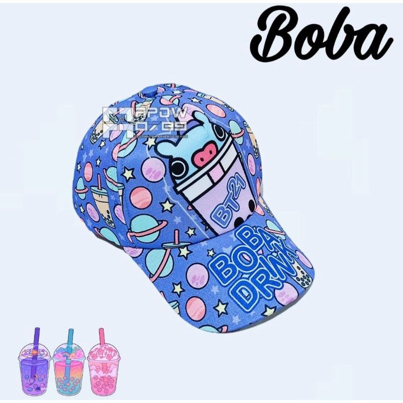 Tas Slempang Anak Perempuan/Waistbag BOBA /Free Topi Boba Anak