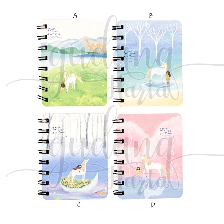 

GCC Notebook A7 Spiral Pastel Unicorn Buku Motif Kuda Poni GCC 308547