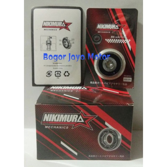 10 PCS LAHAR LAHER BEARING MIO SOUL VEGA JUPITER 6300 2RS NIKIMURA PRESS