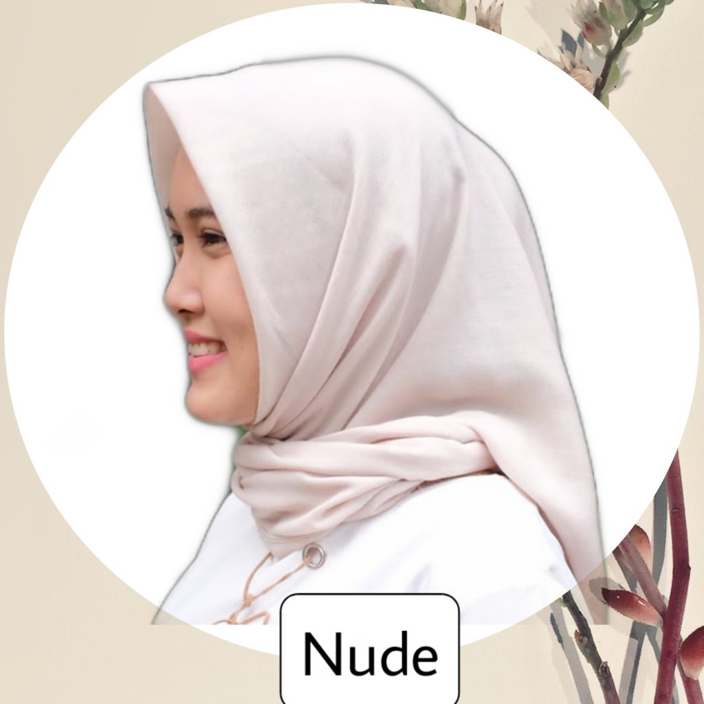 Jilbab Voal Coklat Nude
