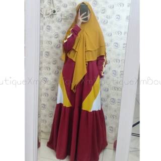  Gamis  Syari sporty  casual olahraga kaos  babyterry premium 