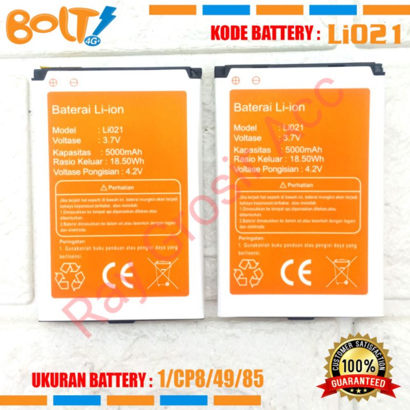 Baterai Original Double Power Bolt Orion 4G Li021 / MV1 / Movimax