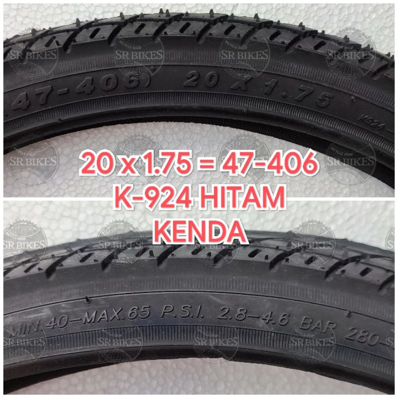 BAN LUAR 20 x 1.75 Sepeda Lipat Minion Mini BMX. KENDA