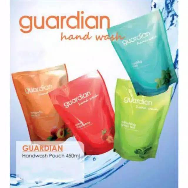 guardian hand wash refill 450ml / sabun cuci tangan