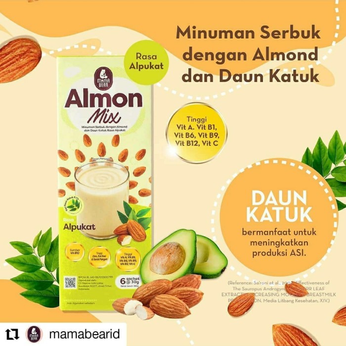 Makassar ! Mama Bear Almon Mix Pelancarr ASI Booster