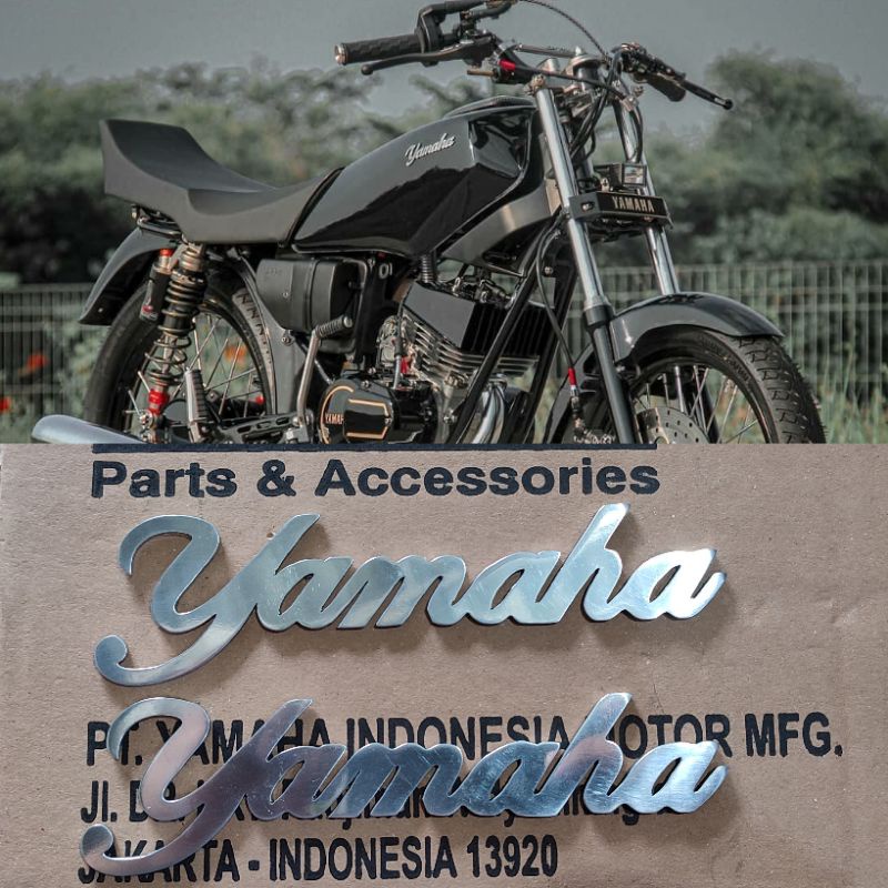 Jual Emblem Yamaha Tanki Tengki Tangki Rx King Timbul Custom