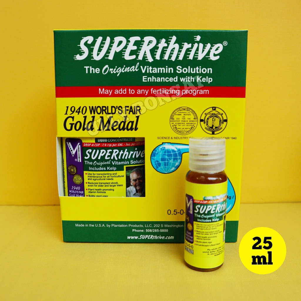 Pupuk Superthrive Hormone Vitamin Pertumbuhan Kemasan Repack 25ml