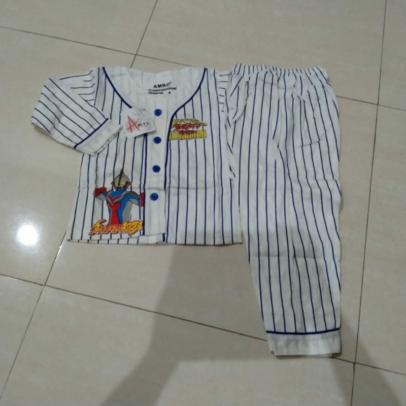 Piyama Anak Laki AMRO PP Size 1-3 601 Ultraman, 601 Tobot