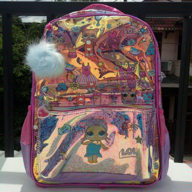

Tas LOL hologram ukuran besar