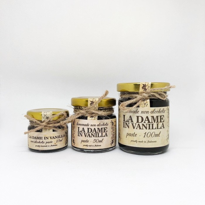 

rg201tg La Dame In Vanilla Paste Vanila Pasta 100Ml Halal Mui Xz20X1Z11