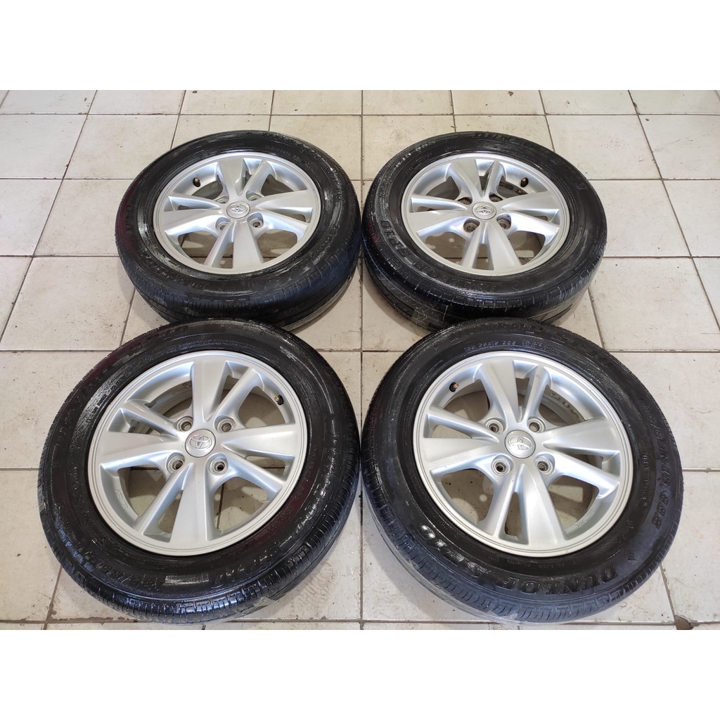 VELG MOBIL BEKAS OEM AVANZA VELOZ R15X5 ET 45 H4X114,3 PLUS BAN 185 65 BISA DI XENIA,LIVINA,KIJANG,P