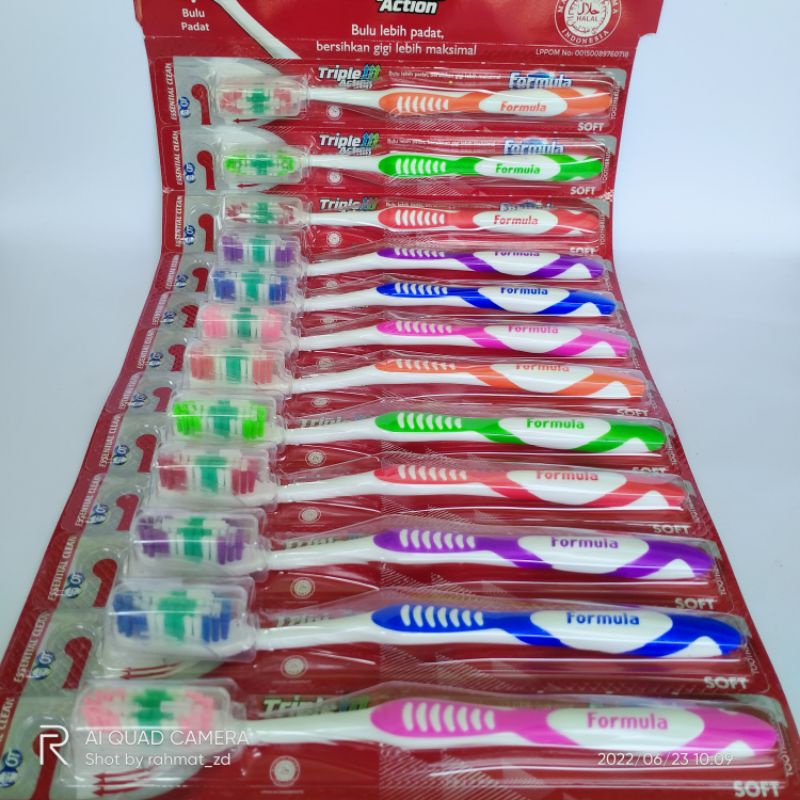 Sikat Gigi Formula Triple Action (soft)