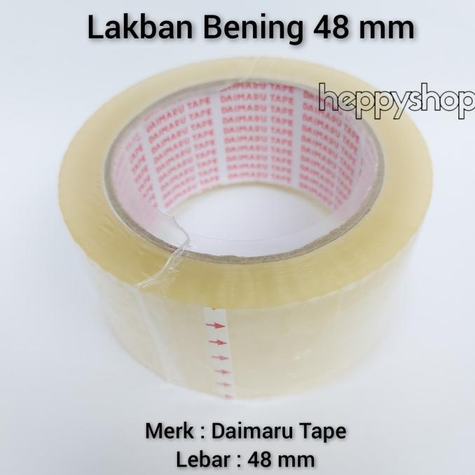 

Lakban Bening 48 mm, Lakban Transparan 2 inch heppys44 Juara