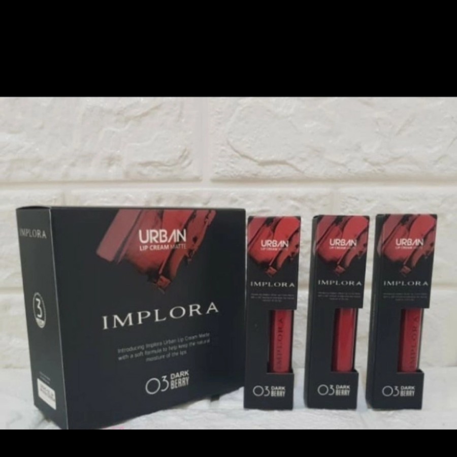 LIPCREAM IMPLORA NO 3 DARK BERRY