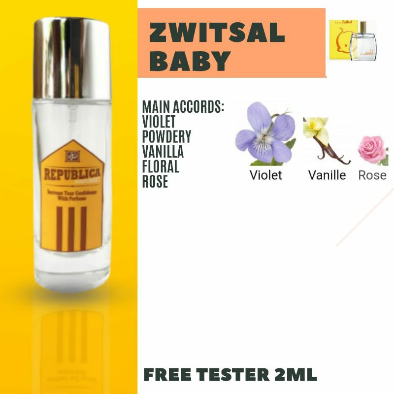 REPUBLICA PARFUME ZWITSAL/PARFUM ANAK/PARFUME UNISEX REFILL