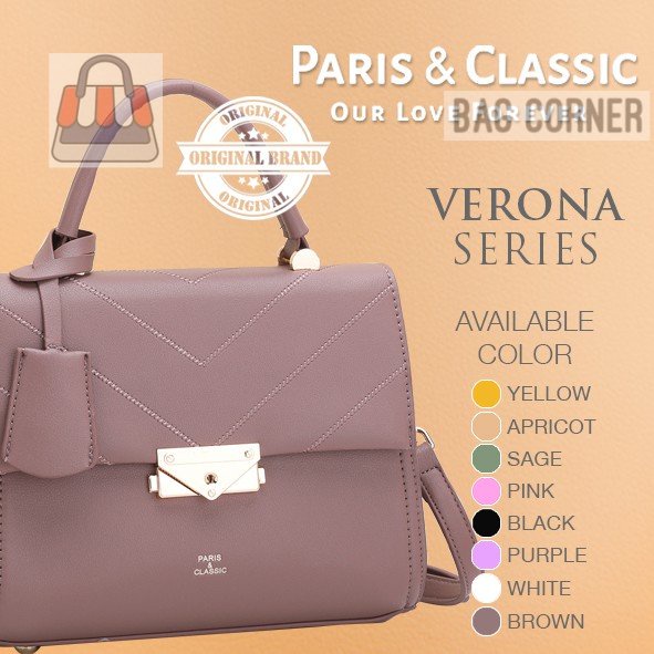 BagCorner - Tas Selempang Kerja Wanita Branded Original Kekinian Import Terbaru Merek Paris & Classi
