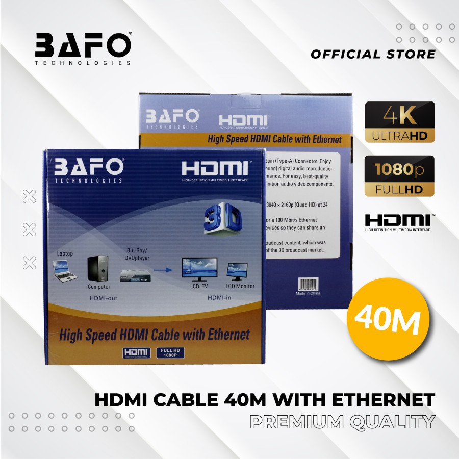 Kabel HDMI 40 Meter BAFO