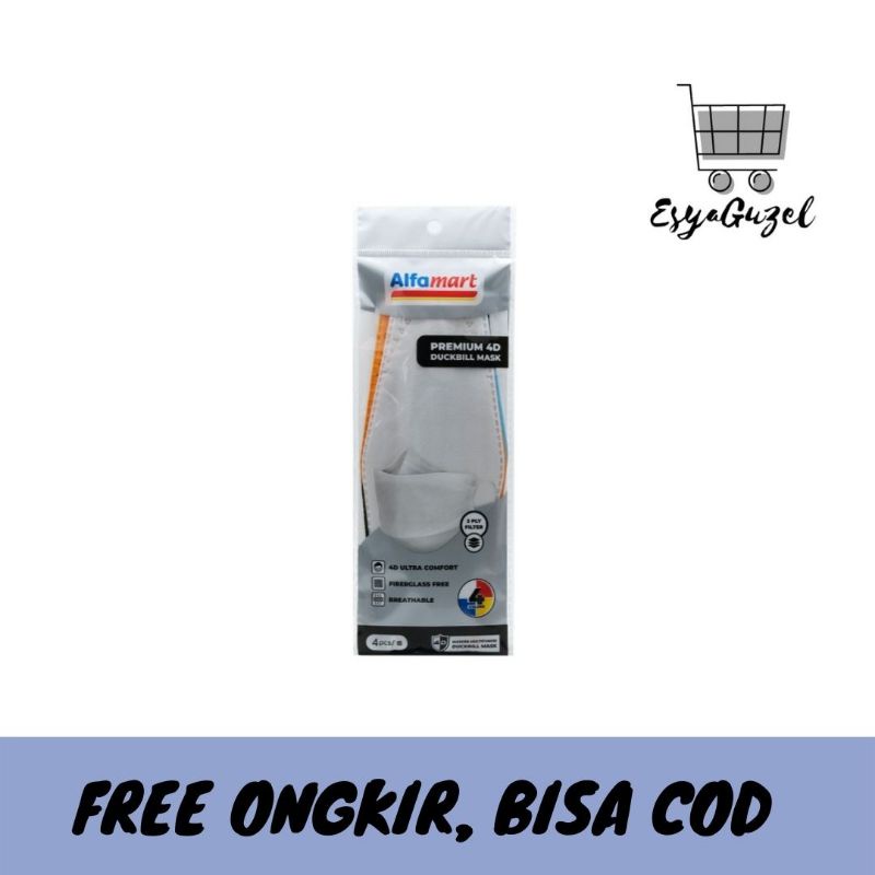 Masker Duckbill KF94 Premium 4D Alfamart