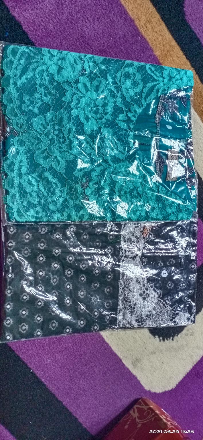 Dress Truntum Hitam Batik Katun Halus Wanita Modern Exclusive