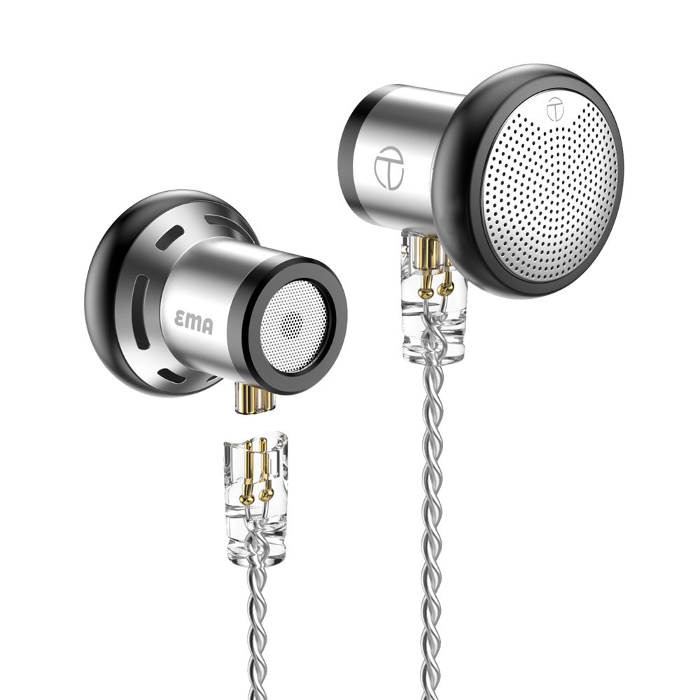 Trn EMA Earphone In Ear Bass Dinamis 14.2mm Bahan Metal Dengan Kabel Pengganti Untuk TRN Kirin MT1 VX Pro V90