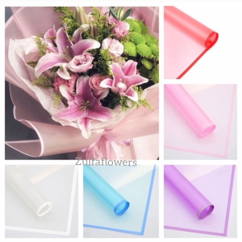 

KERTAS BUKET FLOWER WRAPPING LINE COLOR CELLOPHANE