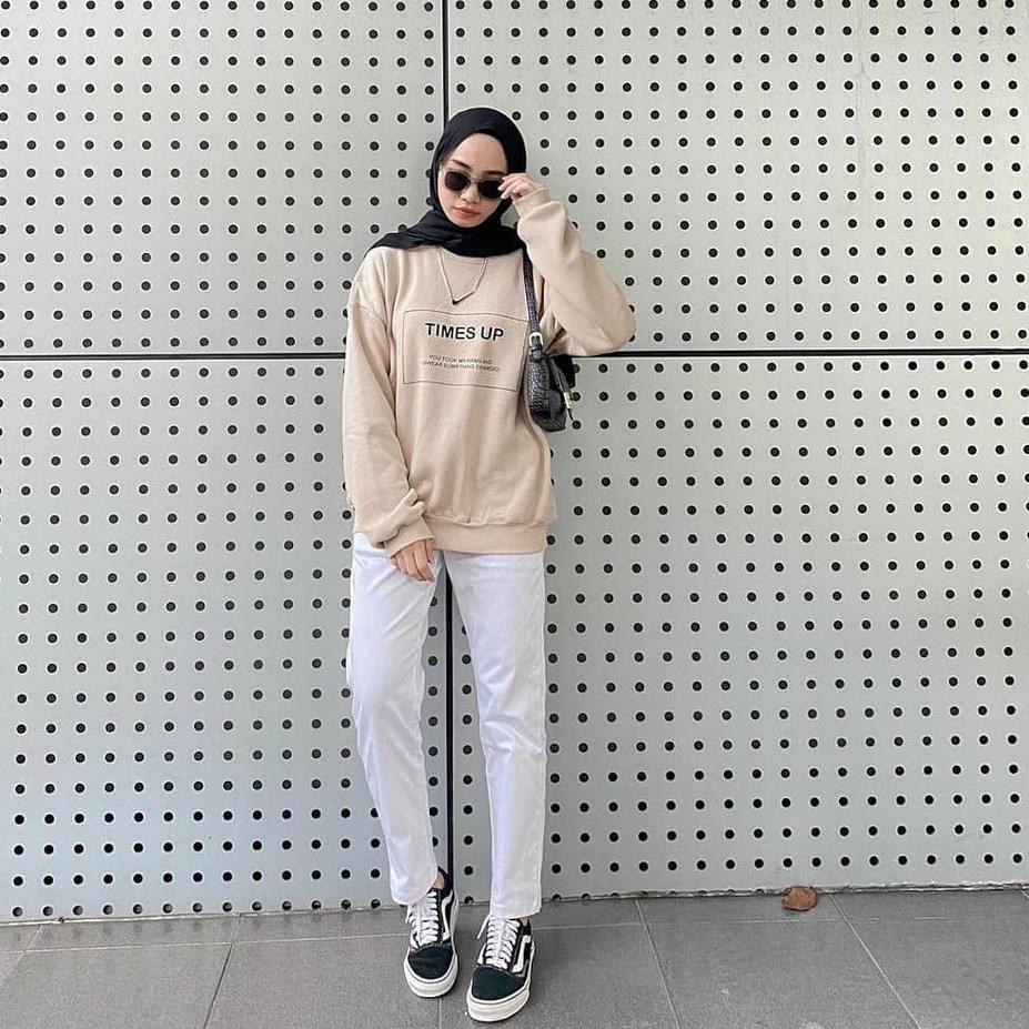✯ TIMES UP SWEATER - SWEATER WANITA/PRIA ●