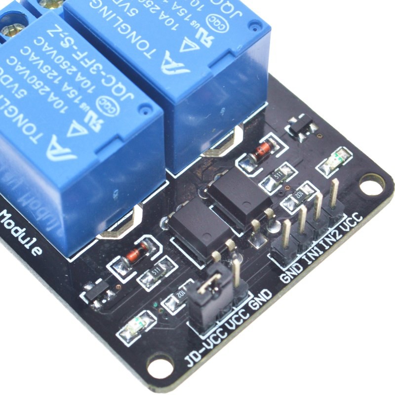 2 CHANNEL RELAY MODULE 5V ARDUINO (OPTOCOUPLER ISOLATED)