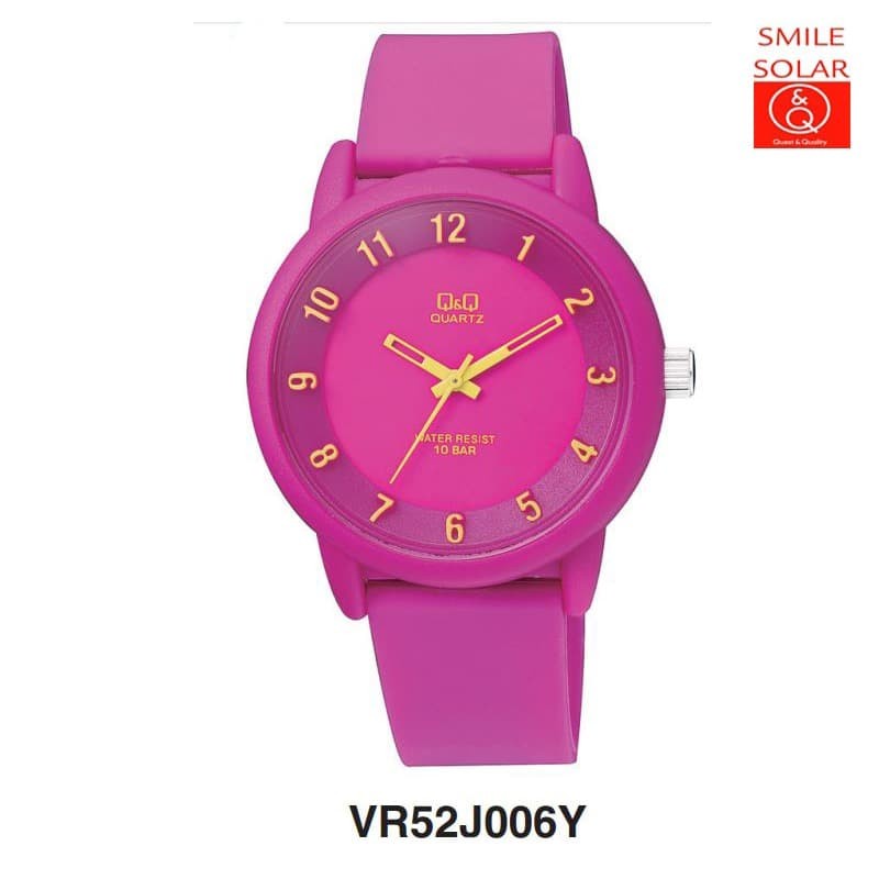 SALE Jam Tangan Unisex Sporty Casual Rubber Karet Analog Original Q&amp;Q QNQ QQ VR52 Series