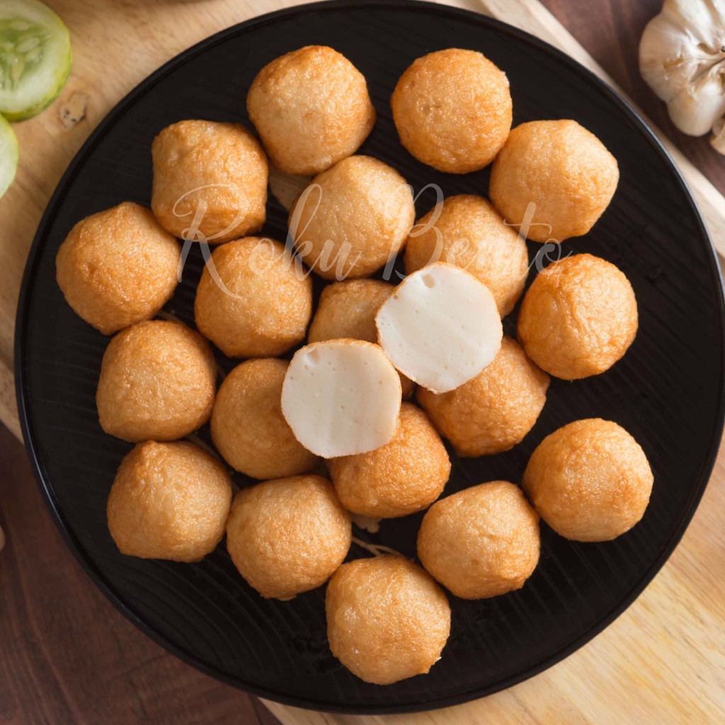 

Fishball Roku Bento BSD isi 20 - Bakso Ikan Goreng Frozen Lauk Bekal Praktis