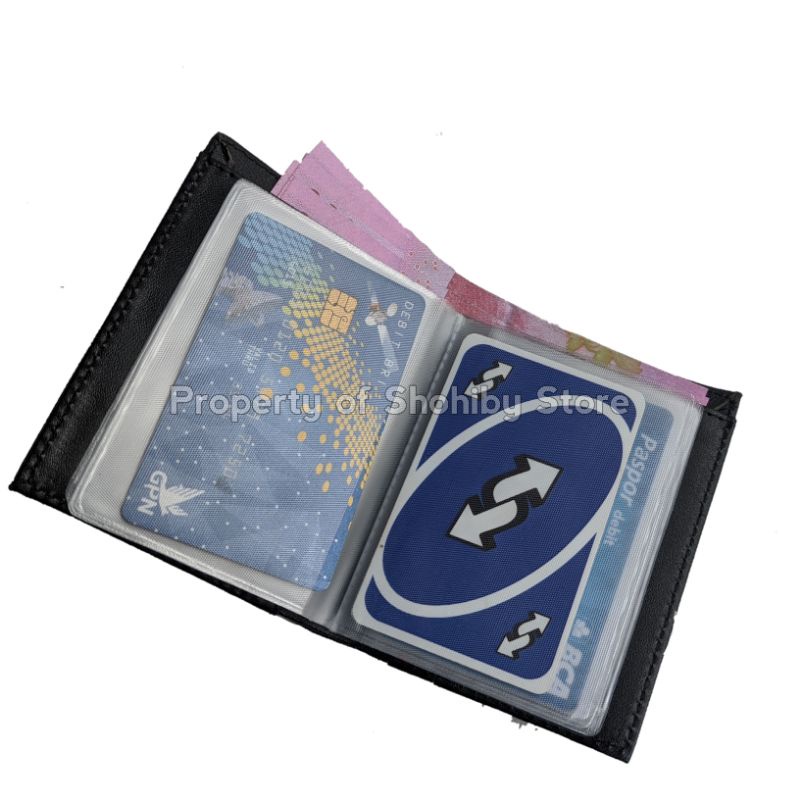 Dompet Kartu banyak slot dan tempat uang luar dalam card holder wallet unisex