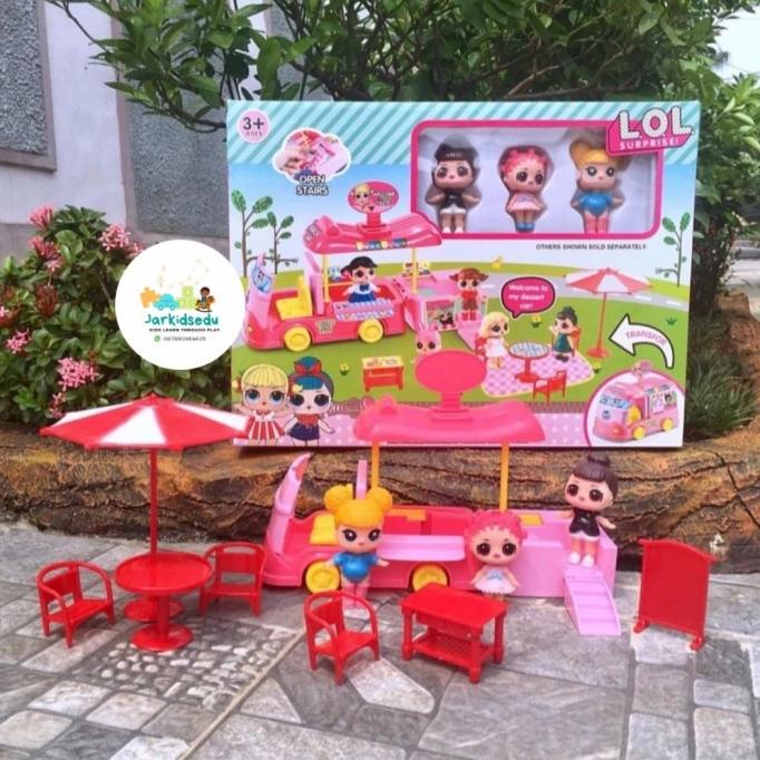 Lol Car Playset/ Mainan Lol Surprise Set