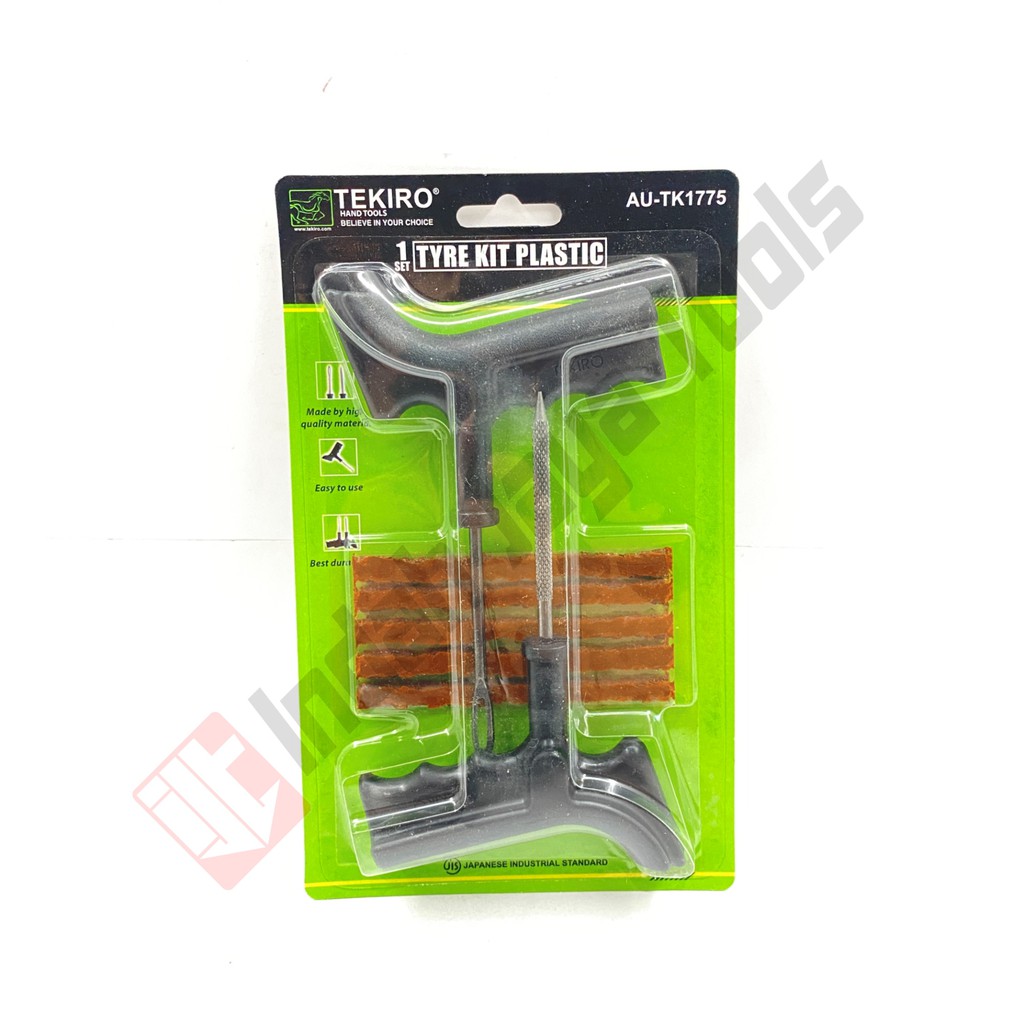 TEKIRO AU-TK1775 Tyre Kit PLASTIC Alat Tambal Ban Set Tubles Tubeless