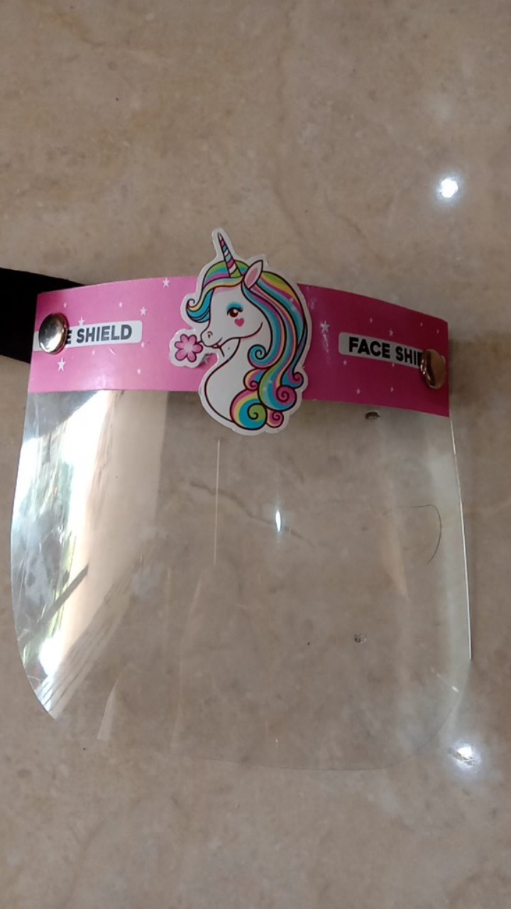 Face Shield Baby Open Apd Avanger Ironman Spiderman Baby Shark