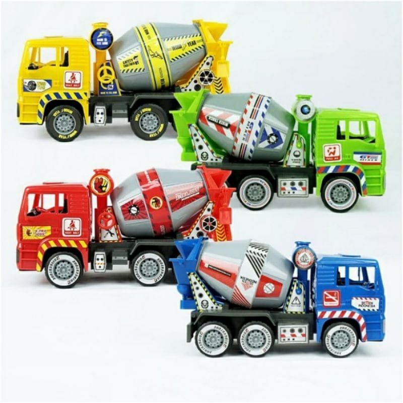 Mainan Mobil Truk Molen Jumbo - Mainan Truk Molen Pasir Ukuran Besar