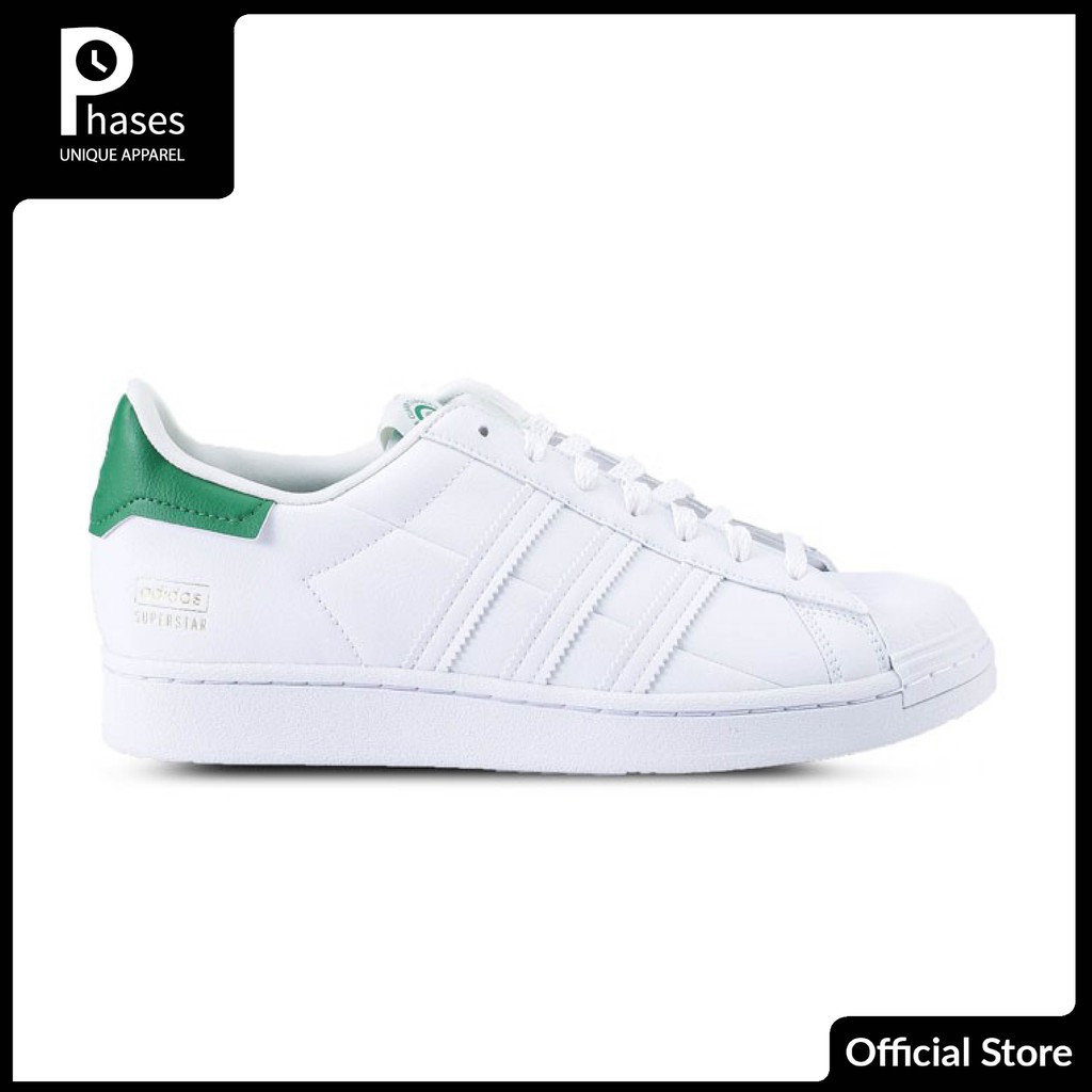 Adidas Superstar White Green Original Import