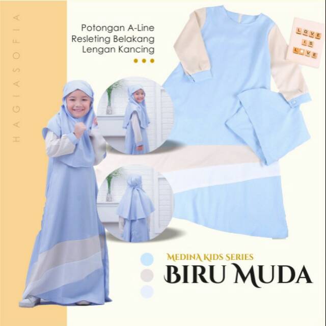 Gamis anak Medina Hagia Sofia