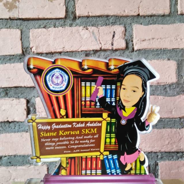 

Plakat ukuran 15×15 cm ketebalan 1 cm