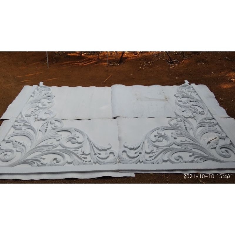 Terbaru ukiran pelaminan spon karet 3D . tebal spon 3cm