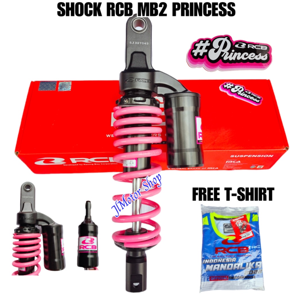 SHOCKBREAKER SHOCK RCB MB2 + MB2+ PRINCESS BLACK SERIES BEAT VARIO 110 125 150 MIO M3 MIO J XRIDE FINO SOUL GT GENIO SCOOPY XEON FAZZIO MIO GEAR FREEGO SPIN NEXT DLL