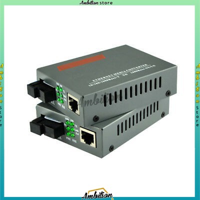 sepasang 1000Mbps htb-gs-03 A / B NETLINK Gigabit 1000Mbps Fiber Optical Media Converter